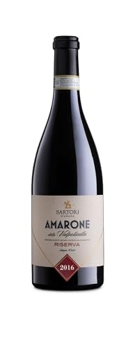 Casa Vinicola Sartori, Amarone della Valpolicella D.O.C.G. Riserva, Rosso, 2016, Confezione Regalo, 750ml Astucciato