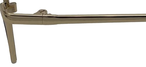 Kenneth Cole Reaction Mens Shiny Gold Metal Aviator Sunglass KC1386 32F4