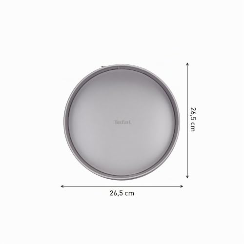 Miniatura 2 de Tefal Delibake J16413 Molde Tarta Redondo 25 Cm, Forma Redonda Desmontable Y Con Gran Fondo, Revestimiento Antiadherente, Fácil Desmonte, De Acero Al Carbono, Con Grosor 3 10, Rojo