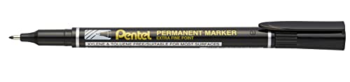 Pentel Permanentmarker, extrafein, 4 Stück, sortiert