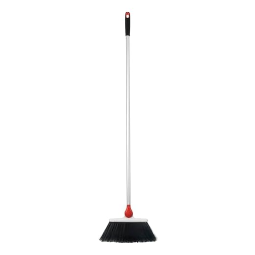 OXO Good Grips Any Angle Broom,Silver,1 EA