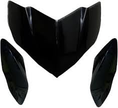 TAWAR ENTREPRISE Front Headlight Visor for Pulsar 135 (Black)-image-26
