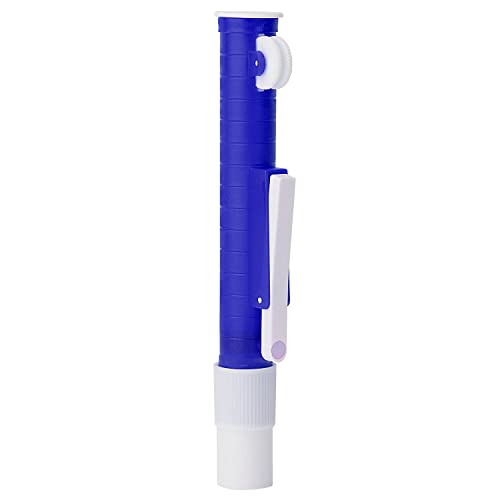 stonylab Bomba de Pipeta, Bomba de Pipeta Azul de 2 ml Filtro de Pipet para Investigación de Laboratorio