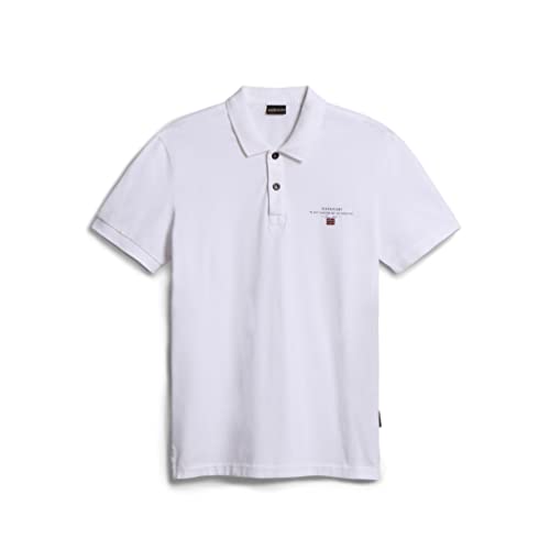 Polo Elbas Napapijri pour homme en coton casual noir