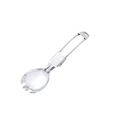 wrtgerht Outdoor-Klappmesser, Gabel und SpooMehrzweck-Edelstahl-Reise-Klappgeschirr, Geburtstagskuchen, Kuchen, Dessert, EIS, Kuchen, Obstgabel.Packung mit fünf Stück. Küchengeräte (Color : D)