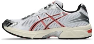 ASICS Unisex GEL-1130 SPORTSTYLE Shoes, 10.5, WHITE/DESERT RED2