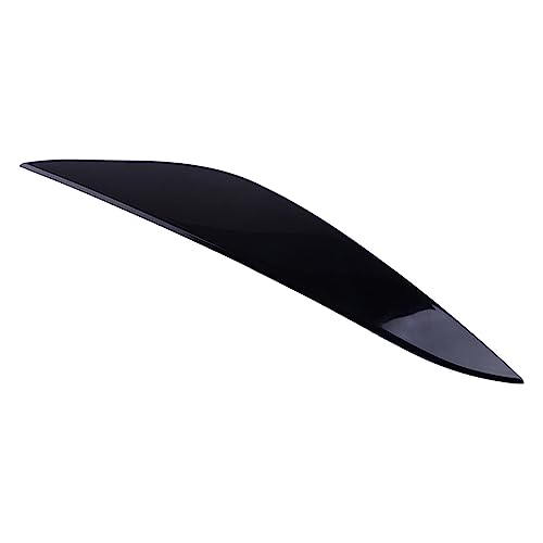 Sourcil de phare avant noir brillant DWCX pour Tesla Modèle 3 17-20