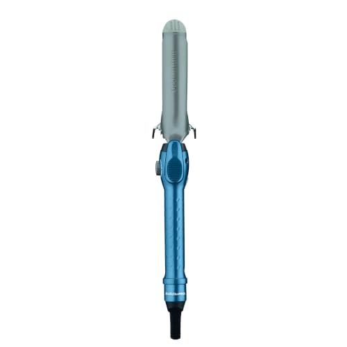 BaBylissPRO Nano Titanium Spring Curling Iron, 1.25' Professional Spring Hair Curler for Long...