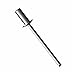 AB6-2ACLD Marson Klik-Fast CLSD End Rivets, 3/16 Inch Dia. (.187) (.063-.125 GR) Dome HD, Alum Body, Alum Mandrel, Plain