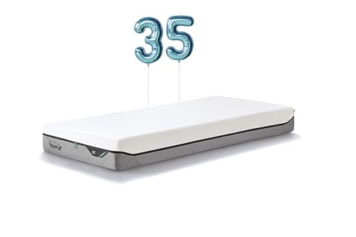 TEMPUR PRO MDV Memory Foam Matratze 90 x 200 cm - Höhe 21 cm, Schaumstoff-Matratze mit Druckenlastung & Bewegungsabsorption, Liegegefühl Medium, Bezug abnehmbar & waschbar