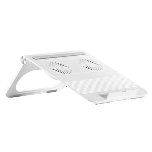 Tofficu Laptop con Ventole Raffreddamento Dual Base per Notebook e Pc Portatile Design Ergonomico e Antiscivolo per Studio e Lavoro Casa
