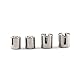6 Stück Edelstahl 2 mm Kreuz Kabelklemmen Drahtseil Kreuzklemmen Clips M8 x 2