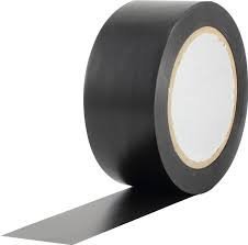 ELA Tapes Floor Marking Tape 48mmx25metres - Black Colour
