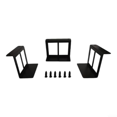 Soporte ergonómico para computadora portátil con clip para ahorrar espacio eficiente y almacenamiento organizado de estación de trabajo, adecuado para portátiles y cajas de cables
