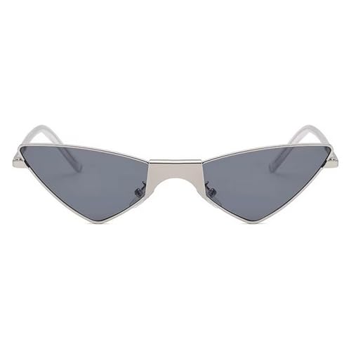Image of Dervin UV Protected Cat Eye Classic Retro Sunglasses for Women, Metal Frame Shades for Women