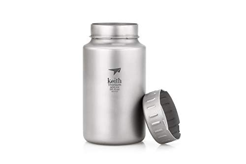 珍しい1800mlチタンボトル Amazon.co.jp: ［キース］ 純チタンボトル 900ml Ti3035 正規品