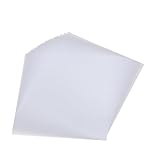 MAGICLULU 20 Stück Teiliges Transparentes Bügelpapier für Bügelperlen Schablonen Hitzebeständig Wiederverwendbar Leichtes DIY kunstzubehör für Kreativität und Fantasie