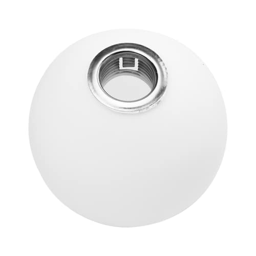 AUTSUPPL Paralume in Vetro Ricambio Sferico da 8 Cm, Coprilampada Bianco, Adatto per Lampade Piantana e Tavolo, Protezione Lampada in Vetro Smerigliato, Accessori per Lampade