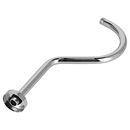 Bras de douche courbé en S 43 cm extension de douche murale inox - 8