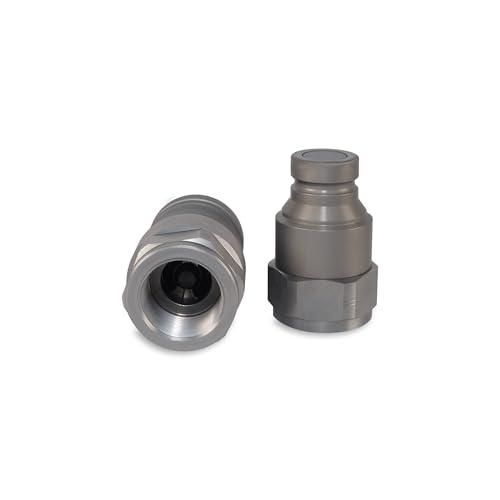 Image of 1″ Flat Face Hydraulic Quick Couplers Set - 1-1 /4″ NPT Port