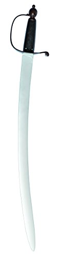 Rasta Imposta Men's Once Upon A Time Hook's Sword, Black/Silver, One Size