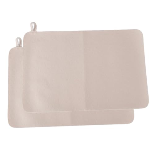 Sauna Mat, 2X Soft Felt Sauna Cushions for Steam Room and Bath, Water-Absorbent Heat Insulation Bench Protector for Comfortable Spa Experience
