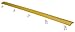 Vestil SB-108 Plastic Speed Bump Concrete Hardware 106 in. x 10 in. x 2 in. Yellow