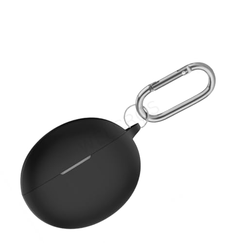 Image of WELCROS Soft Silicone Protective Case Cover for OnePlus Buds 4 (Black)
