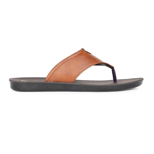 Image of Men's Open Toe Slip-on Sandal | Ultra Soft Memory Cushion Chappal | Flip-Flop for Outdoor /Festive Ethnic Wear | Comfortable Footbed & Slip Resistant | Perfect for Kurta, Lungis, Weddings & Casual Use