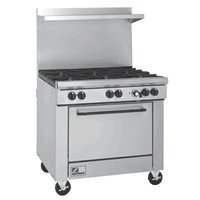 NEW SOUTHBEND 6 BURNER 36" GAS RANGE STOVE 1 OVEN S36D