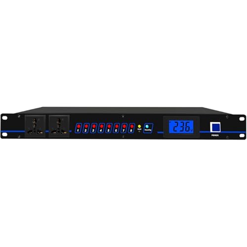 Ecualizador de audio para hogar McbeAn, ecualizador estéreo, salida de potencia de 8 canales, pantalla LCD de nivel de frecuencia en tiempo real, conmutador de tiempo hacia adelante y hacia atrás, para estaciones DJ y otros instrumentos musicales miniatura 1