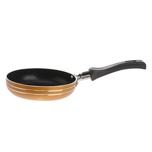 OKUMEYR Mini Omelette Pan Non-stick Coating Flat Bottom Skillet for Eggs Healthy Cooking and Hang Random Color