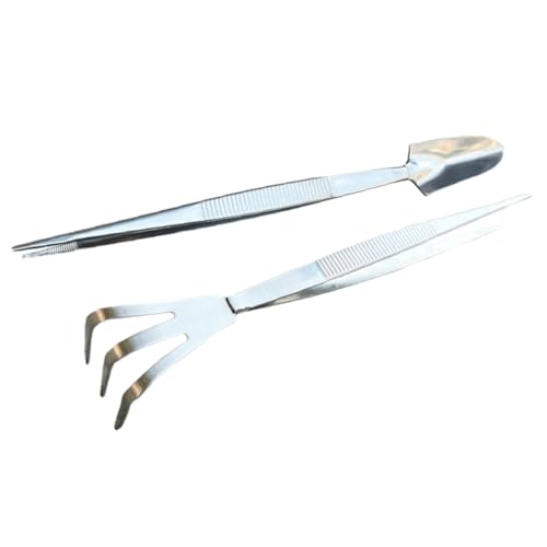 IWOWHERO Bonsai Tweezers Set Plant Tweezers for Succulent Loosening Tool for Beginners