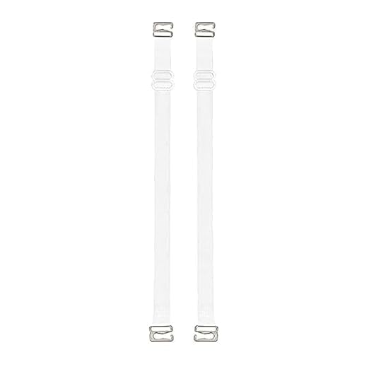 LOURYN KOULYN® Fashion is My Style Women's Transparent Plastic Detachable Transparent Straps Bra Strap Plastic Metal Freesize Pack of 2-image-31