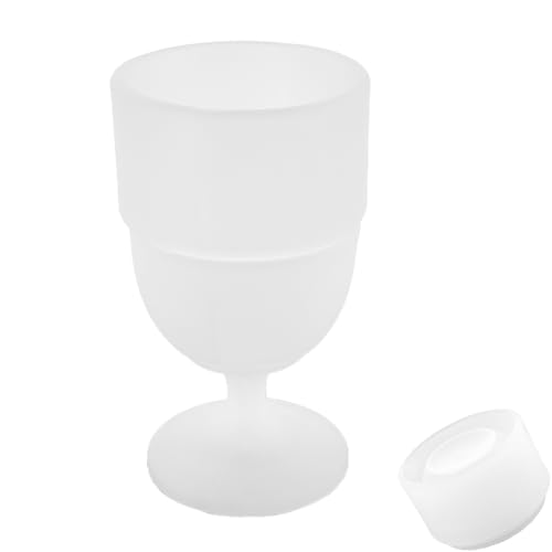 1 Pack Portable Collapsible Silicone Wine Glasses, Collapsible Silicone Cup, Travel Camp Wine...