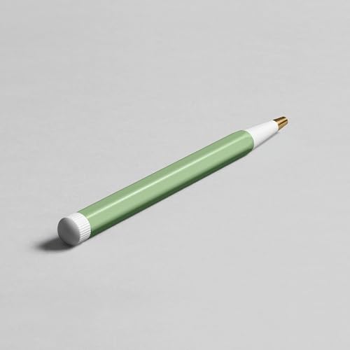 Image of LEUCHTTURM1917 Gel Pen Drehgriffel No.1 Sage Green | Document Proof Black Ink, Twist Mechanism, Smooth Writing, 0.5mm Tip, Office Pen, Writing Gift