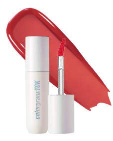 COLORGRAM TOK Glow Pop Tint 4g - IZONE Girlish Makeup K-Pop Beauty, Bead Glossy Long Lasting Moisturizing Lip Stain (#5 To Be Rose)