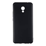 Shantime Weiche Hülle Kompatibel mit Meizu MX6, Schlank Stoßfest Rückenschale, Kratzfest Flexibel & Handgriffig(Schwarz)