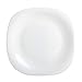 Gibson Home Ultra Break and Chip Resistant Dinnerware Set, Square: Service for 6 (18pcs), Opal Glass