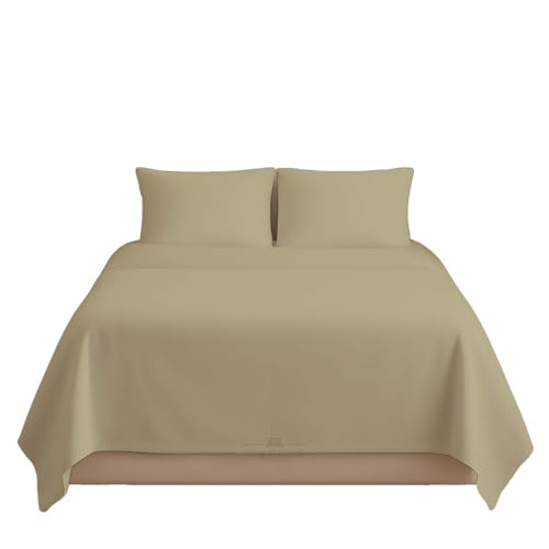 Sleeper Sofa Bed Sheet, 100% Cotton 400 Thread Count, 4 Piece Set, Deep Pocket Fitted Sheet, Soft...