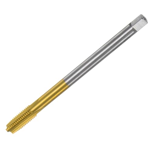Taraud M10 x 1,5 en acier HSS 6542 au titane pour percer et réparer les filetages