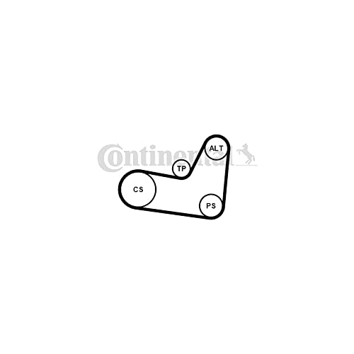CONTITECH 6PK1070K2 Keilrippenriemensatz – 6 Rippen + Spannrolle Für VW Golf III, Polo, Lupo, Seat Arosa & Mehr