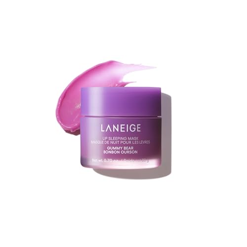 Laneige Lip Sleeping Mask | Moisturizing Lip Treatment with Vitamin C + Shea Butter for Soft Hydrated Lips | Overnight Repair | Lip Balm For Dry Chapped Lips| Lasting Hydration