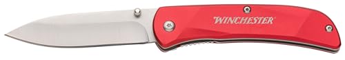 Winchester ALUMINUM FOLDER RED KNIFE