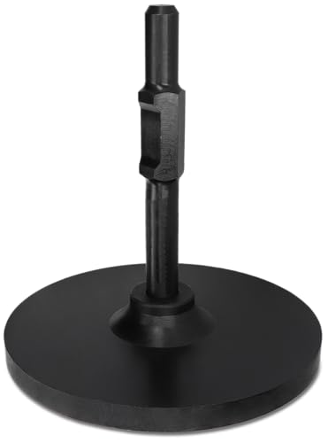 WERHE Steel Soil Compactor Ø250mm HEX30 - Round Base Plate for Compaction for preparing Surfaces - Concrete Tamper for Gardening - Tools for Demolition Hammer