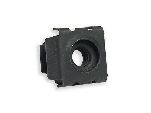 Rackgold Black 10-32 Cage Nuts, 100 Pack #TOP3