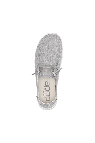 Image of HEYDUDE Women's Wendy Chambray | Women's Shoes | Women's Lace Up Loafers | Comfortable & Light-Weight