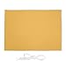 Relaxdays Voile d'ombrage rectangulaire 3,5 x 4,5 m résistant aux UV avec tendeurs pour terrasse, Balcon, Jaune