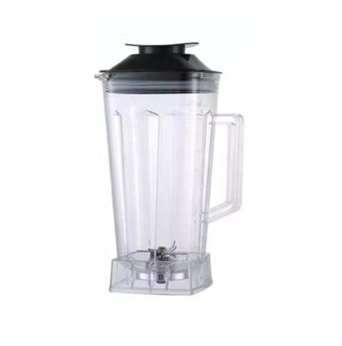Jarra Con Recipiente Cuadrado De 2L, Fondo De Taza Con Tapa De Cuchillas Dentadas For Batidos, Compatible Con Biolomix, Piezas G5200 T5300, Boquilla De Vertido Fácil