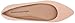 Amazon Essentials Women's Pointed-Toe Ballet Flat, Blush, 9